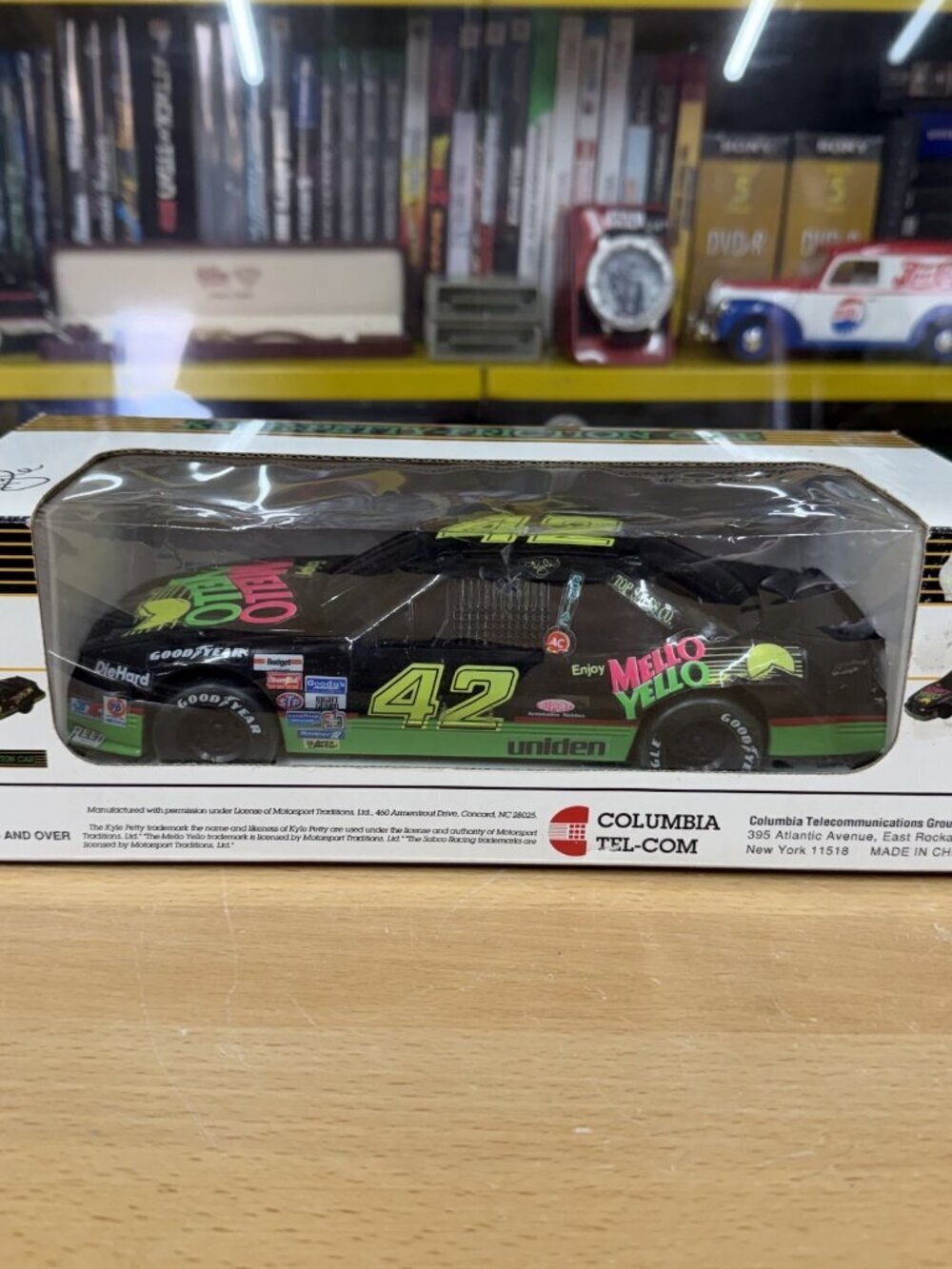Kyle Petty #42 Mello Yello Friction Car Columbia Tel-Com Nascar